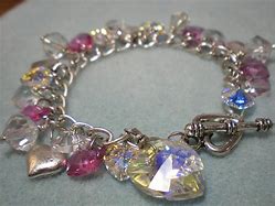 Image result for heart charm bracelet