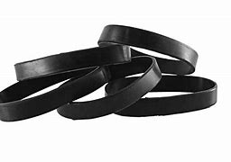 Image result for Black Silicone Wristbands
