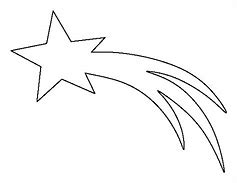 Image result for Shooting Star Clip Art Template