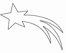 Image result for Shooting Star Cut Out