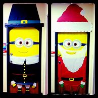 Image result for Minions Xmas Door