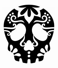 Image result for Sugar Skull Stencil