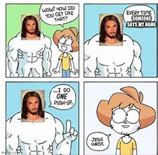 Image result for Ripped Jesus Meme