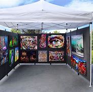 Image result for Art Show Booth Set Up