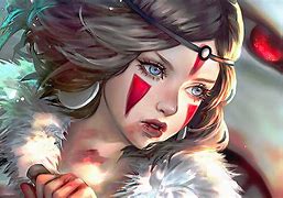 Image result for Princess Mononoke Wallpaper 4K