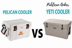 Image result for pelican coolers v yeti