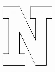 Image result for Printable Alphabet Letter N