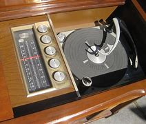 Image result for Radio Turntable Console