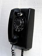 Image result for Vintage Wall Phone Black