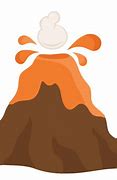 Image result for Volcano Lava Clip Art