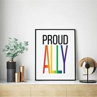 Image result for LGBTQ Ally Poster