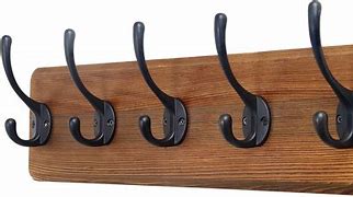 Image result for Double Coat Hooks Wall Mounted