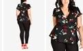 Image result for Plus Size Wrap Top