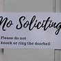 Image result for No Soliciting Sign for House Printable