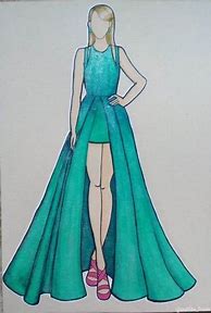 Image result for Sketch Dress Design Drawing