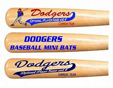 Image result for Dodgers Baseball Bat