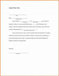 Image result for 30-Day Notice Template California