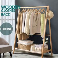 Image result for Folding Wood Clothes Hanger