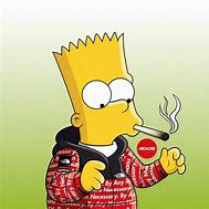 Image result for Bart Simpson Supreme Weed