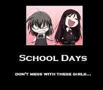 Image result for School Days Visual Novel
