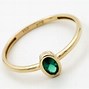 Image result for Rose Gold Emerald Ring