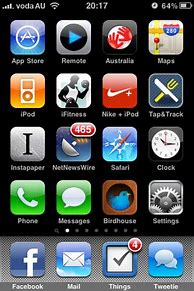 Image result for iPhone 4 Home Screen