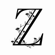 Image result for Floral Letter Z