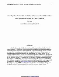 Image result for APA Position Paper Examples