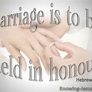 Image result for Hebrews 13:4