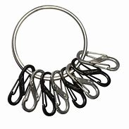 Image result for Extra Large Brass Round Carabiner Clips Key Ring