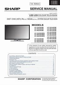 Image result for Sharp TV Manual Buttons