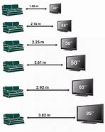 Image result for 77 Inch TV On Table Small