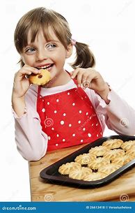 Image result for Little Girl Eat Cookies