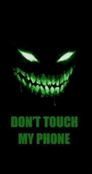 Image result for Green Don't Touch My Phone