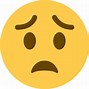 Image result for Concerned Emoji Face