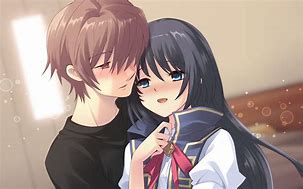 Image result for Anime Couple Brown Hair