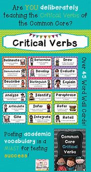 Image result for Critical Verbs