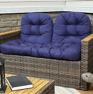 Image result for Upholstered Settee Cushions