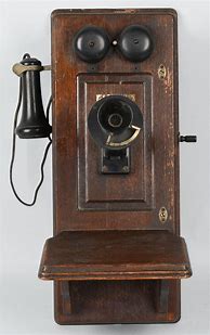 Image result for Antique Crank Phone