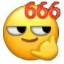 Image result for 666 Emoji