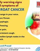 Image result for Warning Sign Throat Cancer