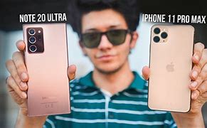 Image result for Samsung Note 20 Ultra vs iPhone 11 Pro