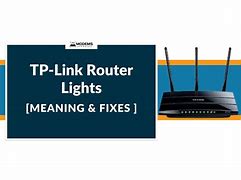 Image result for TP-LINK Router Lights
