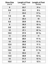 Image result for Foot Measuring Guide