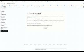 Image result for Roblox Account Termination