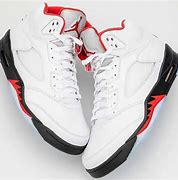 Image result for Jordan 5 Retro Fire Red