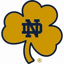 Image result for Notre Dame Logo with Clover