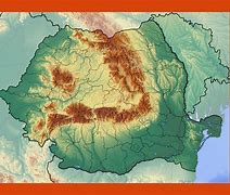 Image result for Romania Relief Map