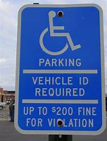 Image result for Handicapped Parking Sign