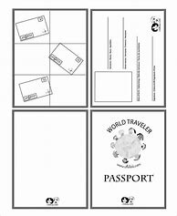 Image result for Printable Passport Template Word